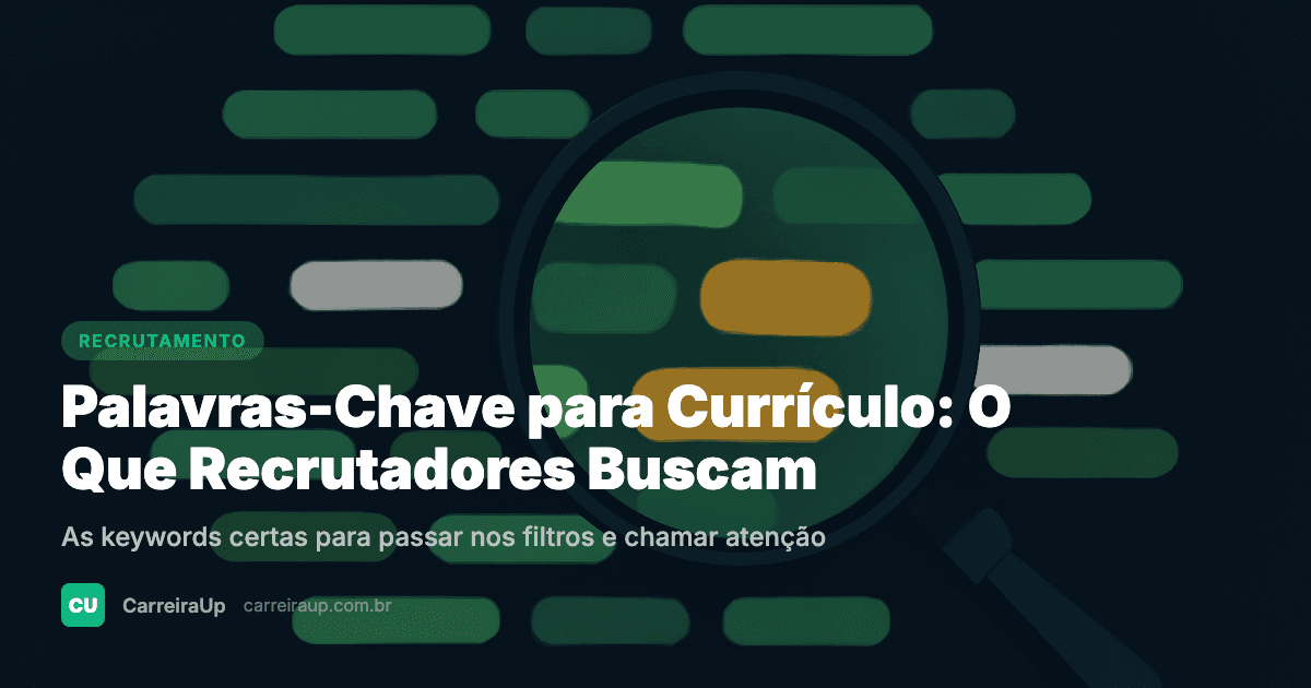 Palavras-Chave para Currículo: O Que Recrutadores Realmente Buscam