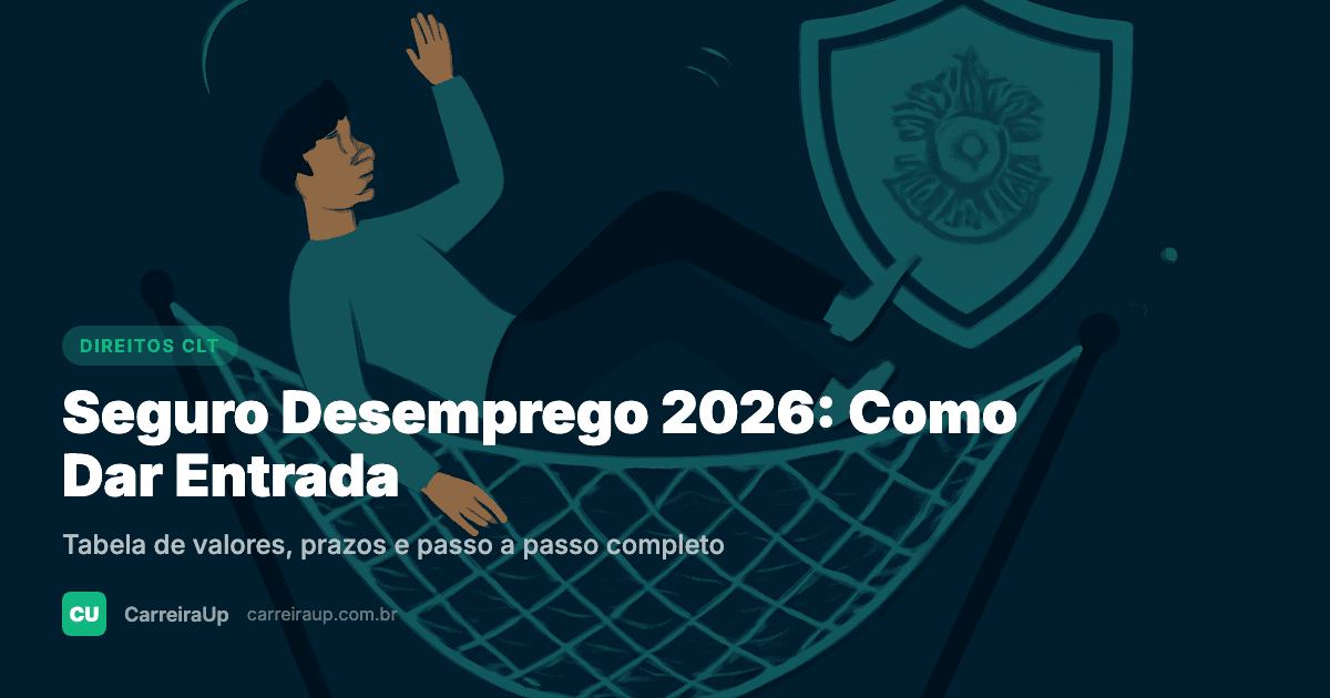 Seguro Desemprego 2026: Como Dar Entrada, Tabela e Prazos