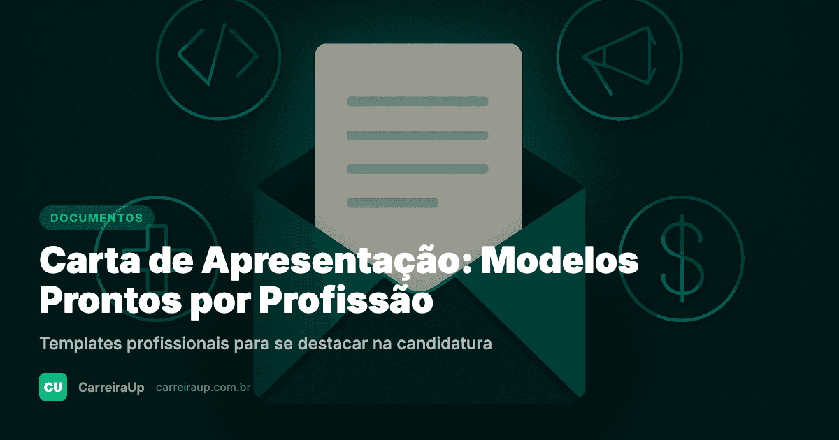 Carta de Apresentação: Modelos Prontos por Profissão em 2026